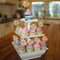30Pcs Foil Firework Cupcake Toppers Happy Birthday Cake Toppers Sparkle Tinsel Flower Drink Stirrers Cocktail Food Fruit Toothpicks for Valentine's Day Party Supplies Gold